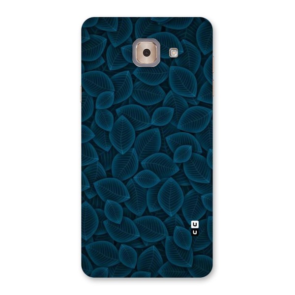 Blue Thin Leaves Back Case for Galaxy J7 Max