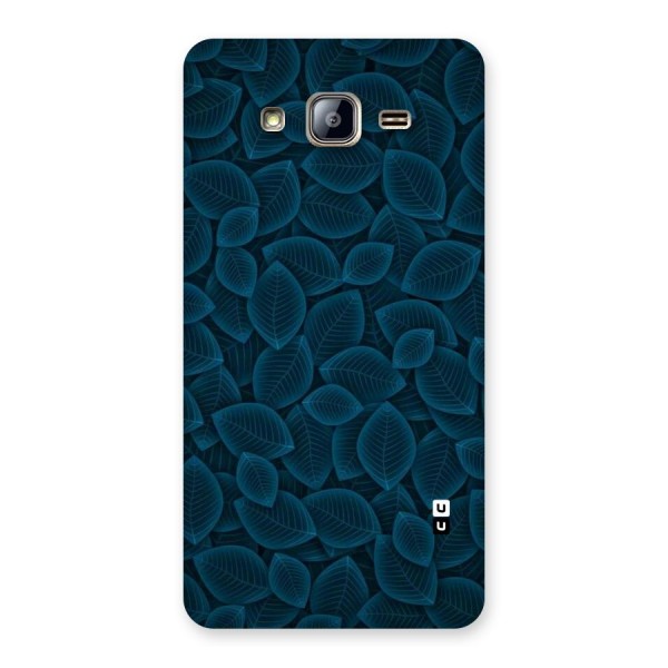 Blue Thin Leaves Back Case for Galaxy On5