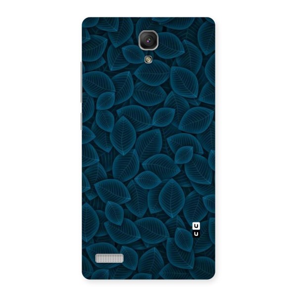 Blue Thin Leaves Back Case for Redmi Note