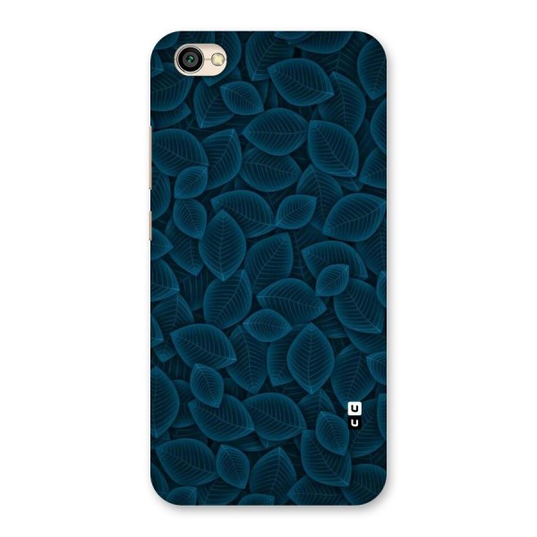 Blue Thin Leaves Back Case for Redmi Y1 Lite