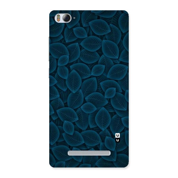 Blue Thin Leaves Back Case for Xiaomi Mi4i