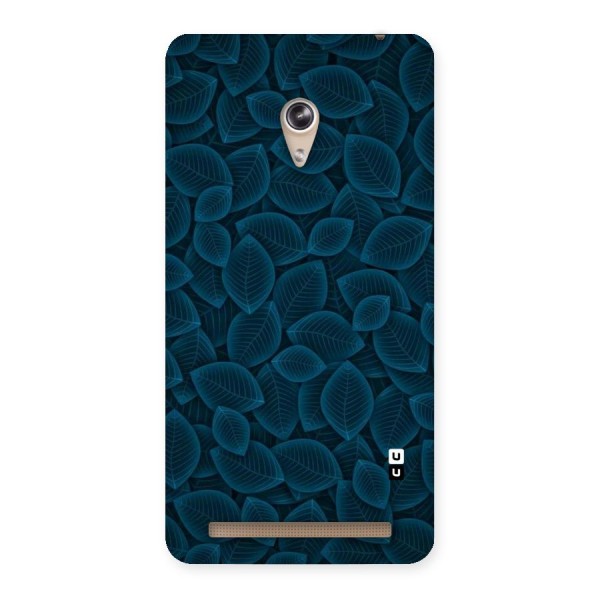 Blue Thin Leaves Back Case for Zenfone 6