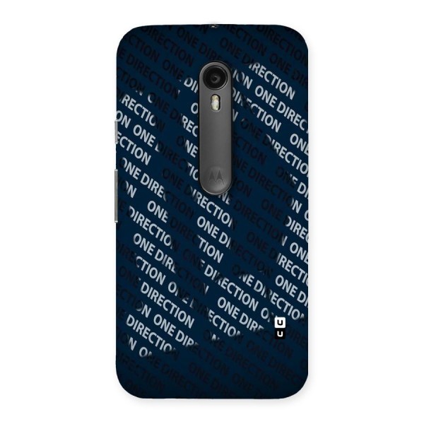 Blue Way Back Case for Moto G3