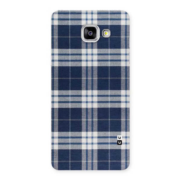 Blue White Check Back Case for Galaxy A5 2016