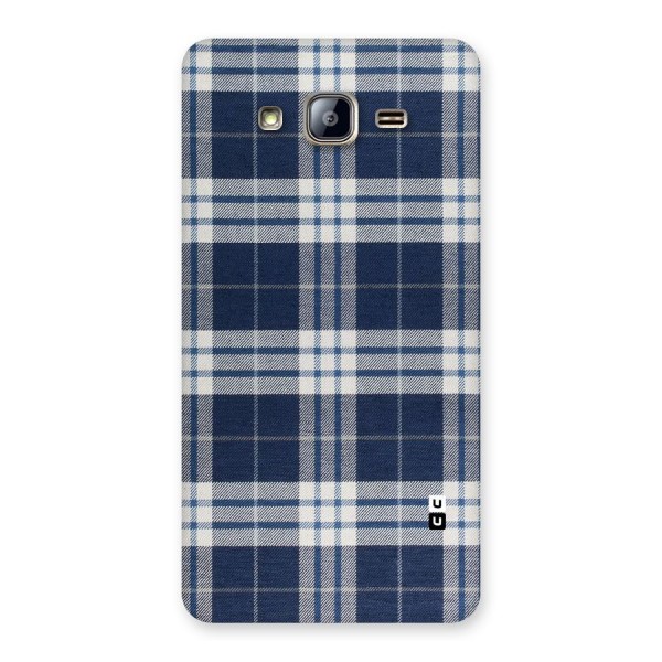 Blue White Check Back Case for Galaxy On5