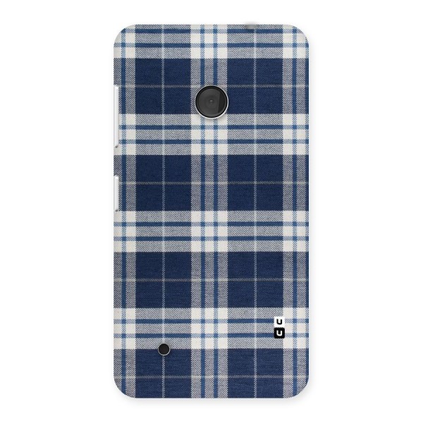 Blue White Check Back Case for Lumia 530