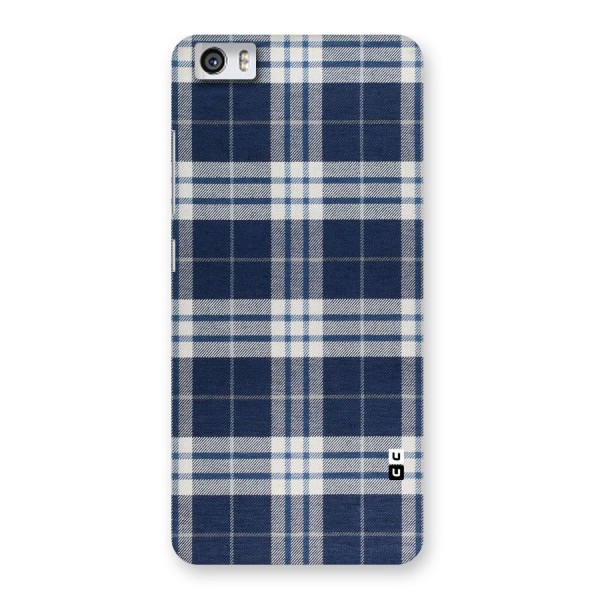 Blue White Check Back Case for Xiaomi Redmi Mi5