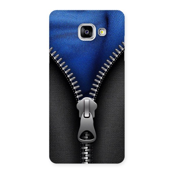 Blue Zipper Back Case for Galaxy A5 2016