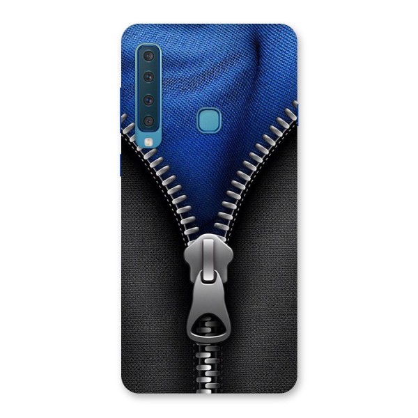 Blue Zipper Back Case for Galaxy A9 (2018)