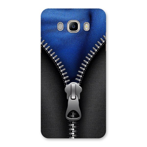 Blue Zipper Back Case for Galaxy On8