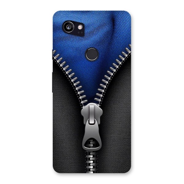 Blue Zipper Back Case for Google Pixel 2 XL