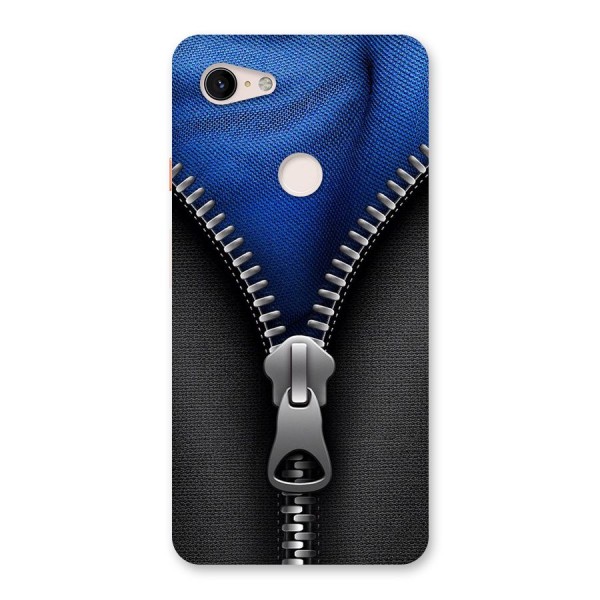 Blue Zipper Back Case for Google Pixel 3 XL