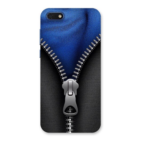 Blue Zipper Back Case for Honor 7s