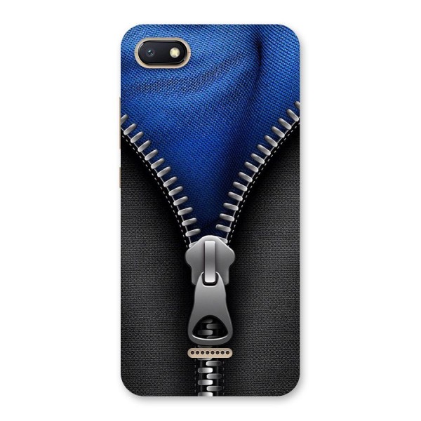 Blue Zipper Back Case for Redmi 6A