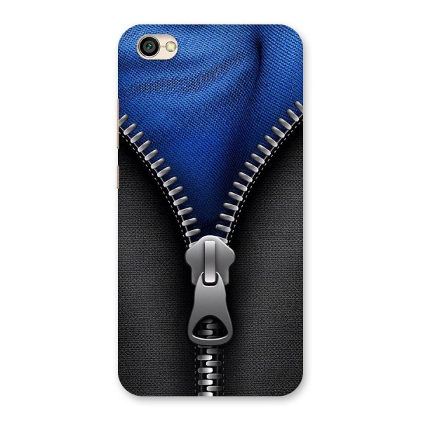 Blue Zipper Back Case for Redmi Y1 Lite