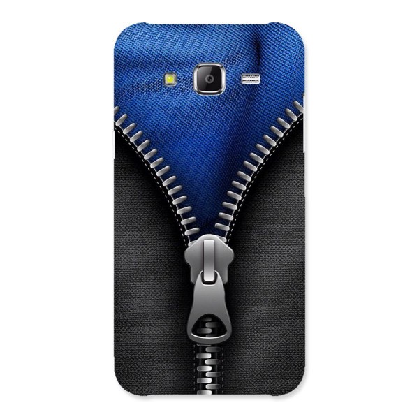 Blue Zipper Back Case for Samsung Galaxy J5