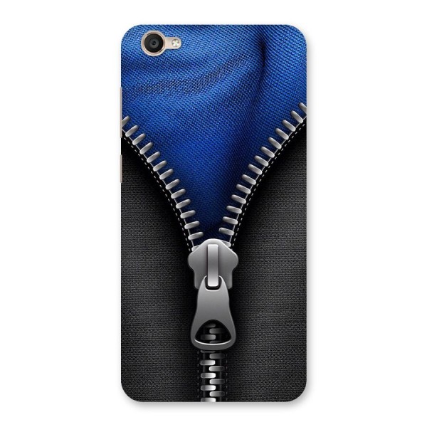 Blue Zipper Back Case for Vivo Y55s