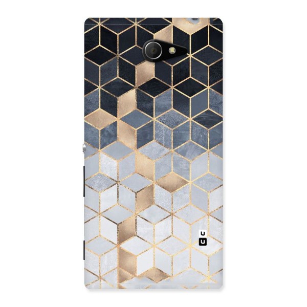 Blues And Golds Back Case for Sony Xperia M2