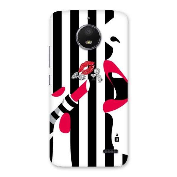 Bold Woman Back Case for Moto E4