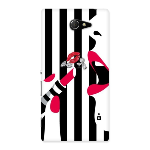 Bold Woman Back Case for Sony Xperia M2