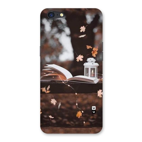 Book and Fall Leaves Back Case for Oppo A71