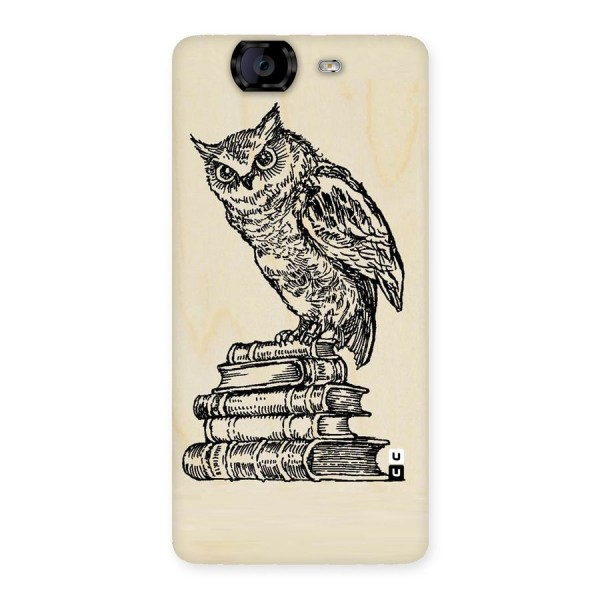 Book Owl Back Case for Canvas Knight A350