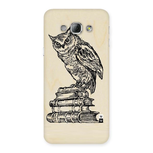 Book Owl Back Case for Galaxy A8