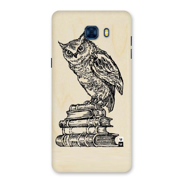 Book Owl Back Case for Galaxy C7 Pro