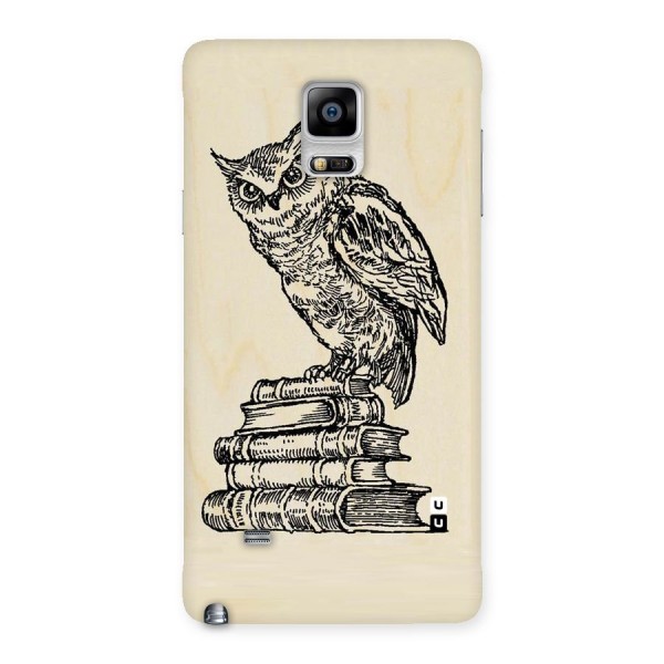 Book Owl Back Case for Galaxy Note 4