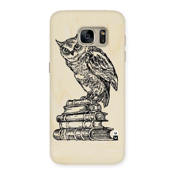 Book Owl Back Case for Galaxy S7