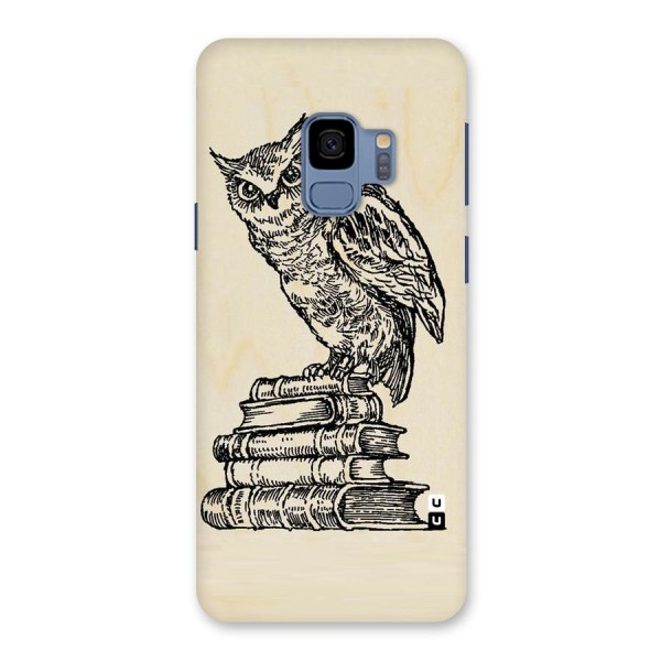 Book Owl Back Case for Galaxy S9