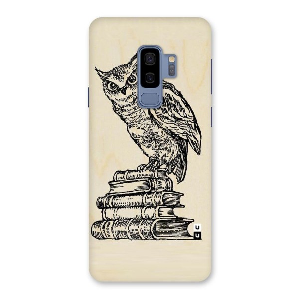 Book Owl Back Case for Galaxy S9 Plus