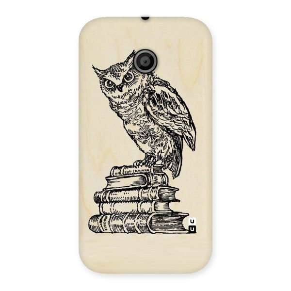 Book Owl Back Case for Moto E