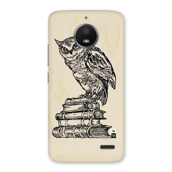 Book Owl Back Case for Moto E4