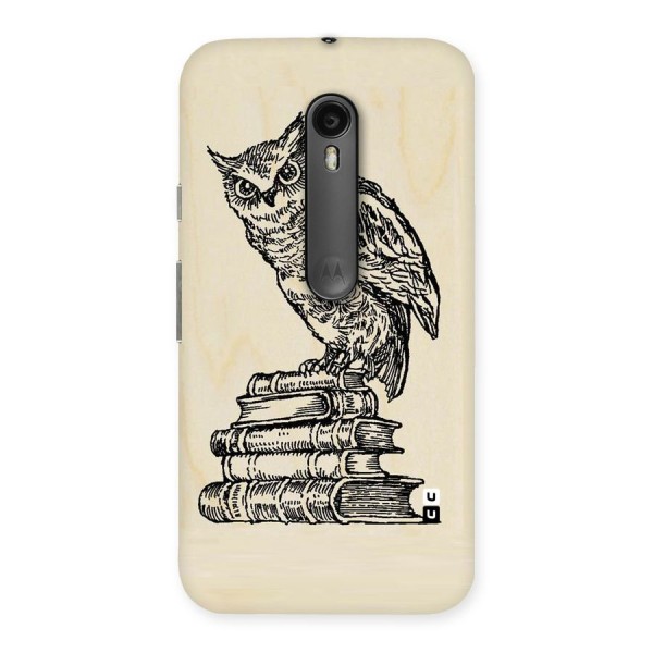 Book Owl Back Case for Moto G3