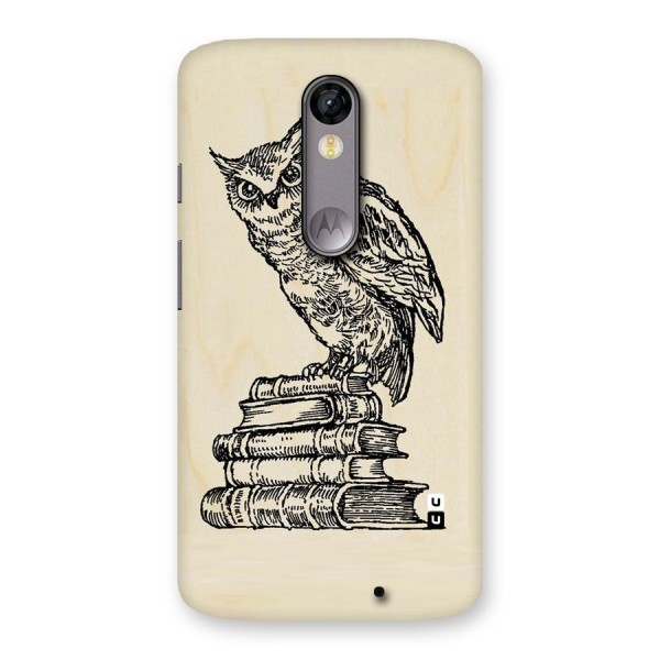 Book Owl Back Case for Moto X Force