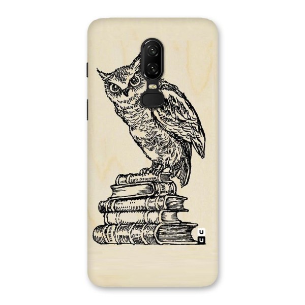 Book Owl Back Case for OnePlus 6