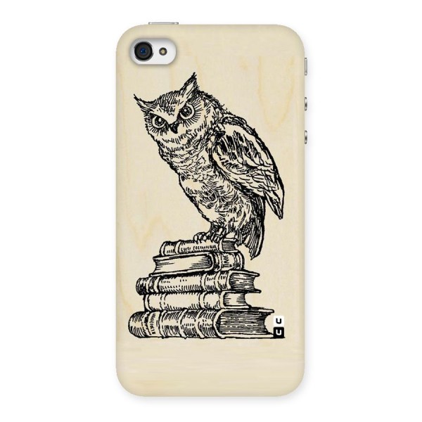 Book Owl Back Case for iPhone 4 4s