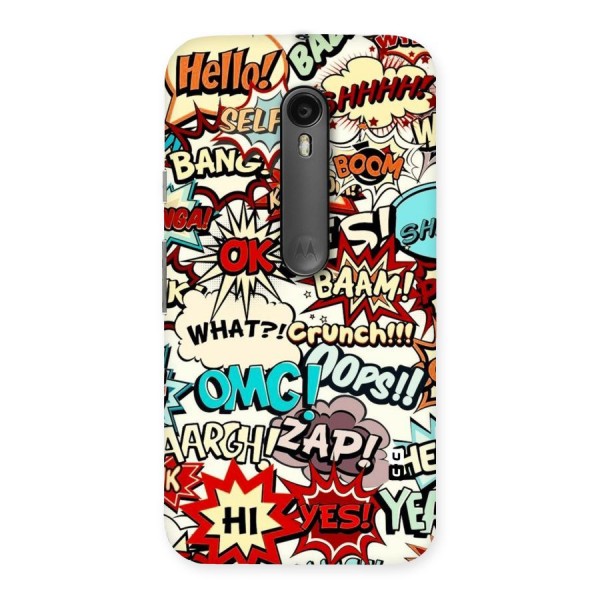 Boom Zap Back Case for Moto G3