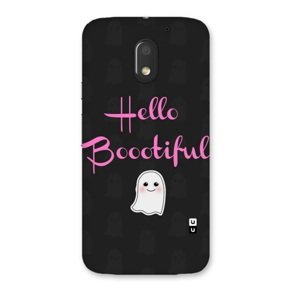 Boootiful Back Case for Moto E3 Power