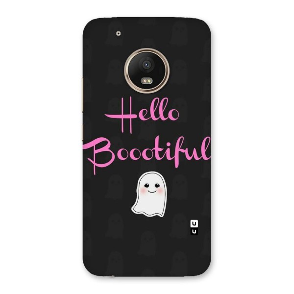 Boootiful Back Case for Moto G5 Plus