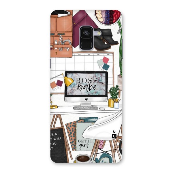 Boss Babe Back Case for Galaxy A8 Plus