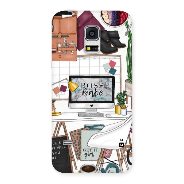 Boss Babe Back Case for Galaxy S5 Mini