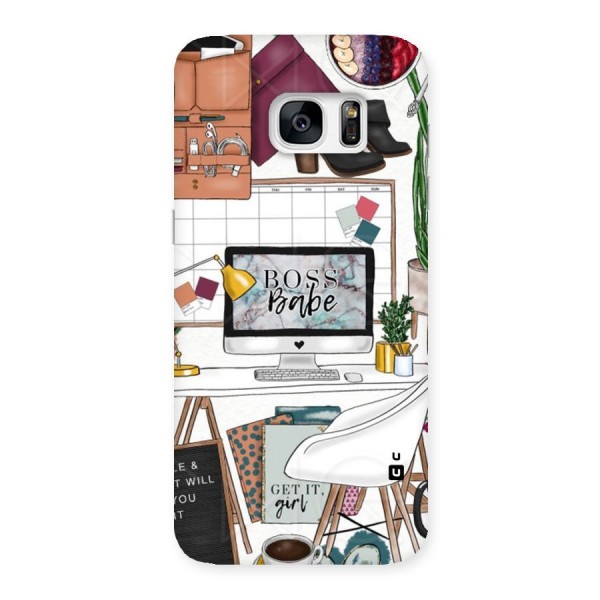 Boss Babe Back Case for Galaxy S7 Edge