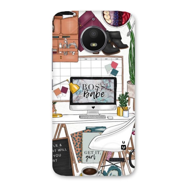 Boss Babe Back Case for Moto E4