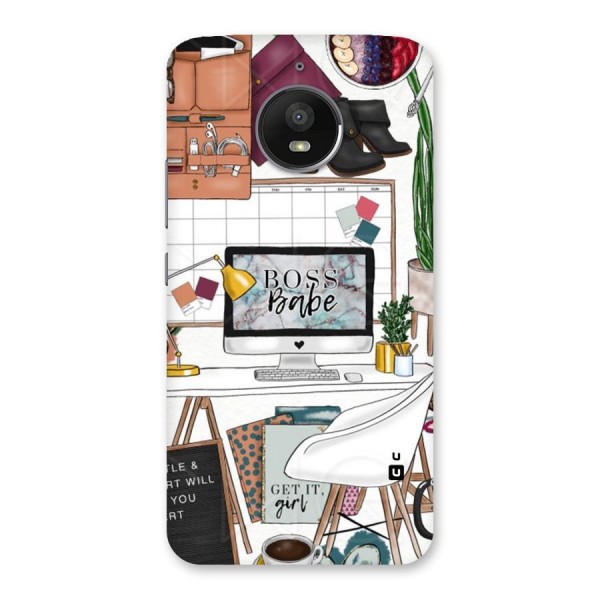 Boss Babe Back Case for Moto E4 Plus