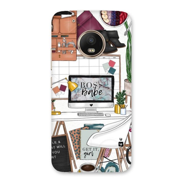 Boss Babe Back Case for Moto G5 Plus