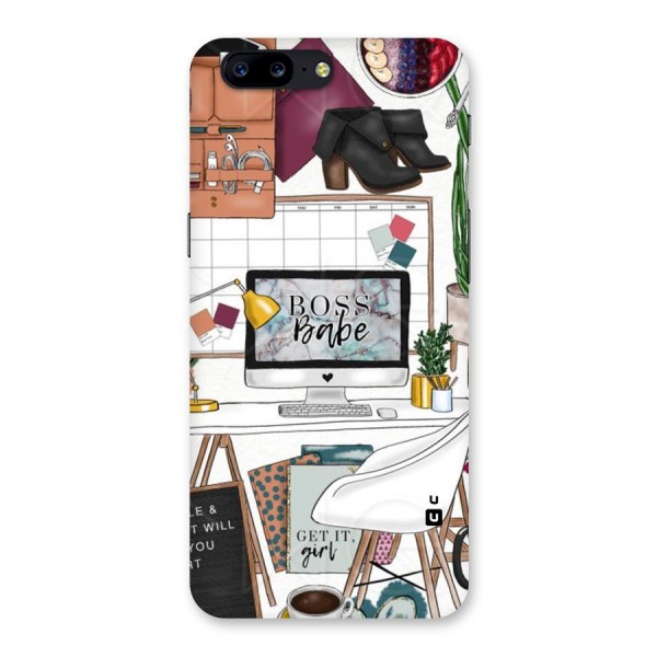 Boss Babe Back Case for OnePlus 5