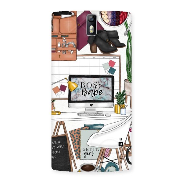 Boss Babe Back Case for One Plus One