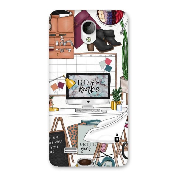 Boss Babe Back Case for Vivo Y21